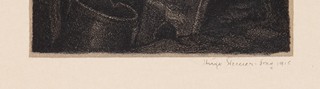 Hugo Steiner-Prag (1880 - 1945) - Aron Wassertrum (Der Golem)