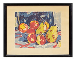 Václav Špála (1885 - 1946) - Zátiší o ovocem