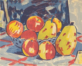 Václav Špála (1885 - 1946) - Zátiší o ovocem