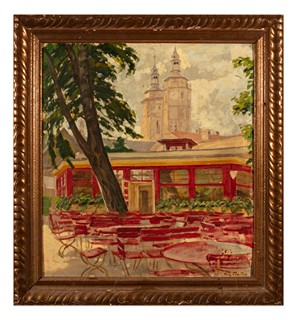 Fritz Raida (1888 - 1981) - Kostel sv. Martina v Krnově