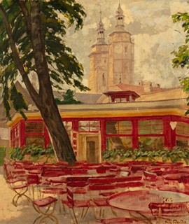 Fritz Raida (1888 - 1981) - Kostel sv. Martina v Krnově