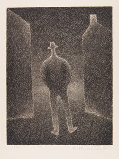 František Hudeček (1909 - 1990) - Noční chodec