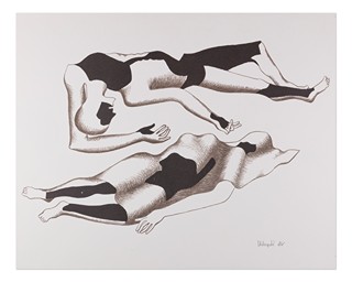 Miloslav Chlupáč (1920 - 2008) - Ležící postavy
