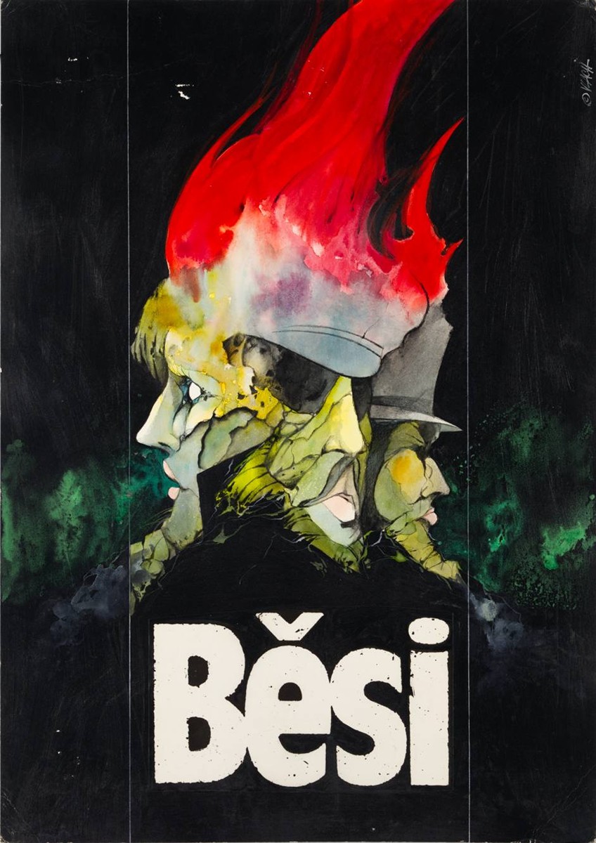 MAQUETTE FOR THE POSTER BĚSI