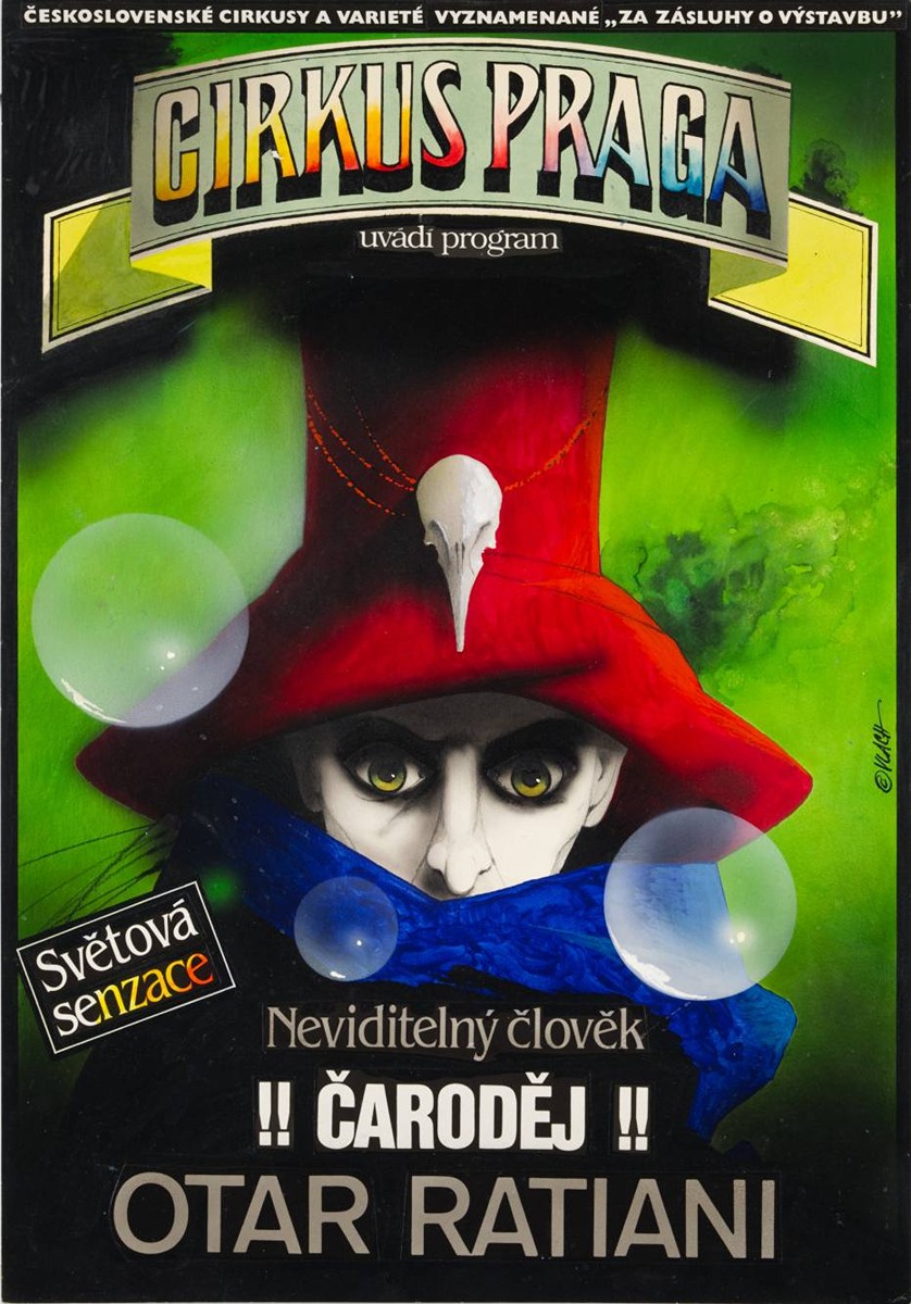 MAQUETTE FOR THE POSTER CIRCUS PRAGA