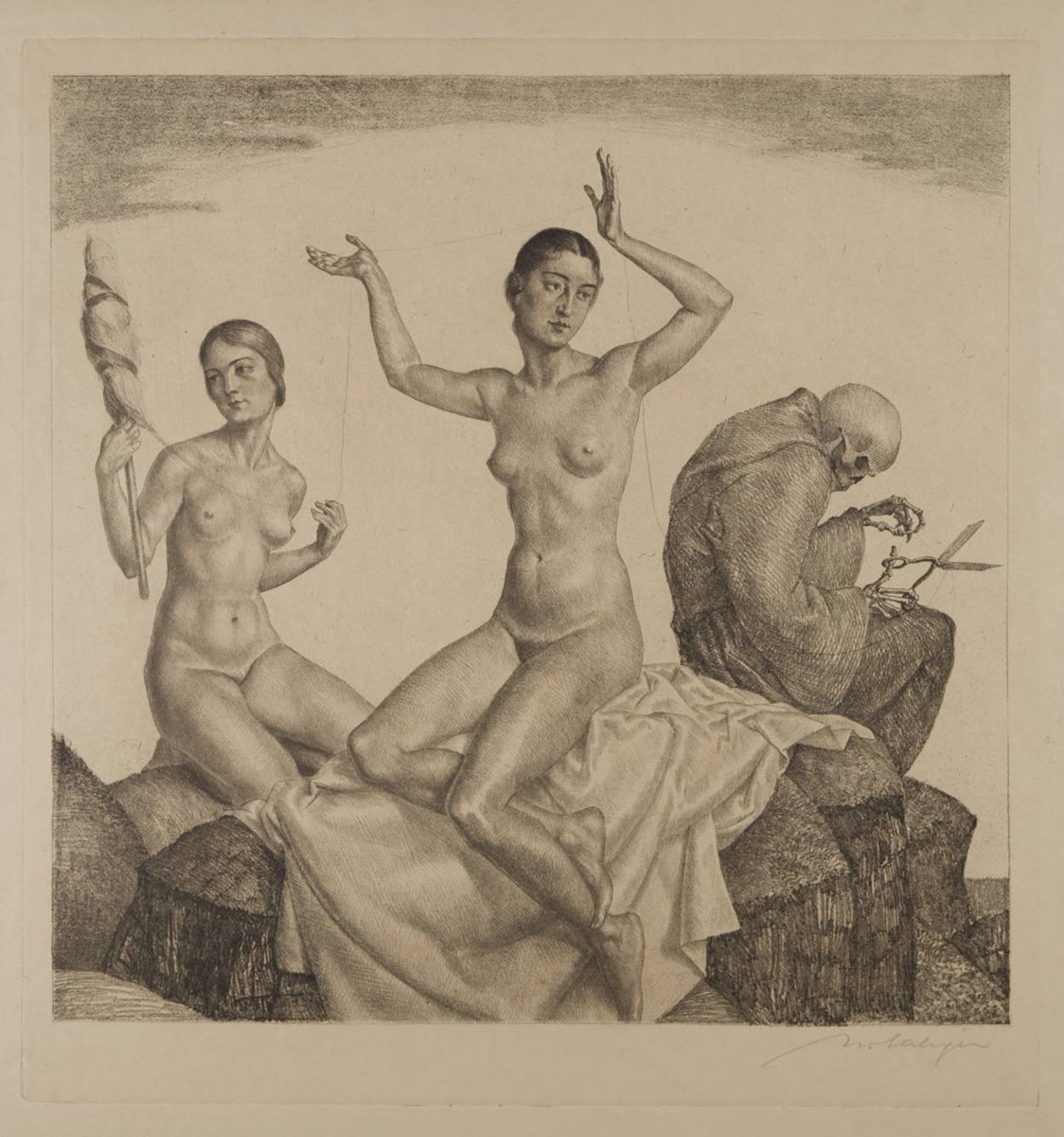 THE FATES AND AT THE CEMETERY