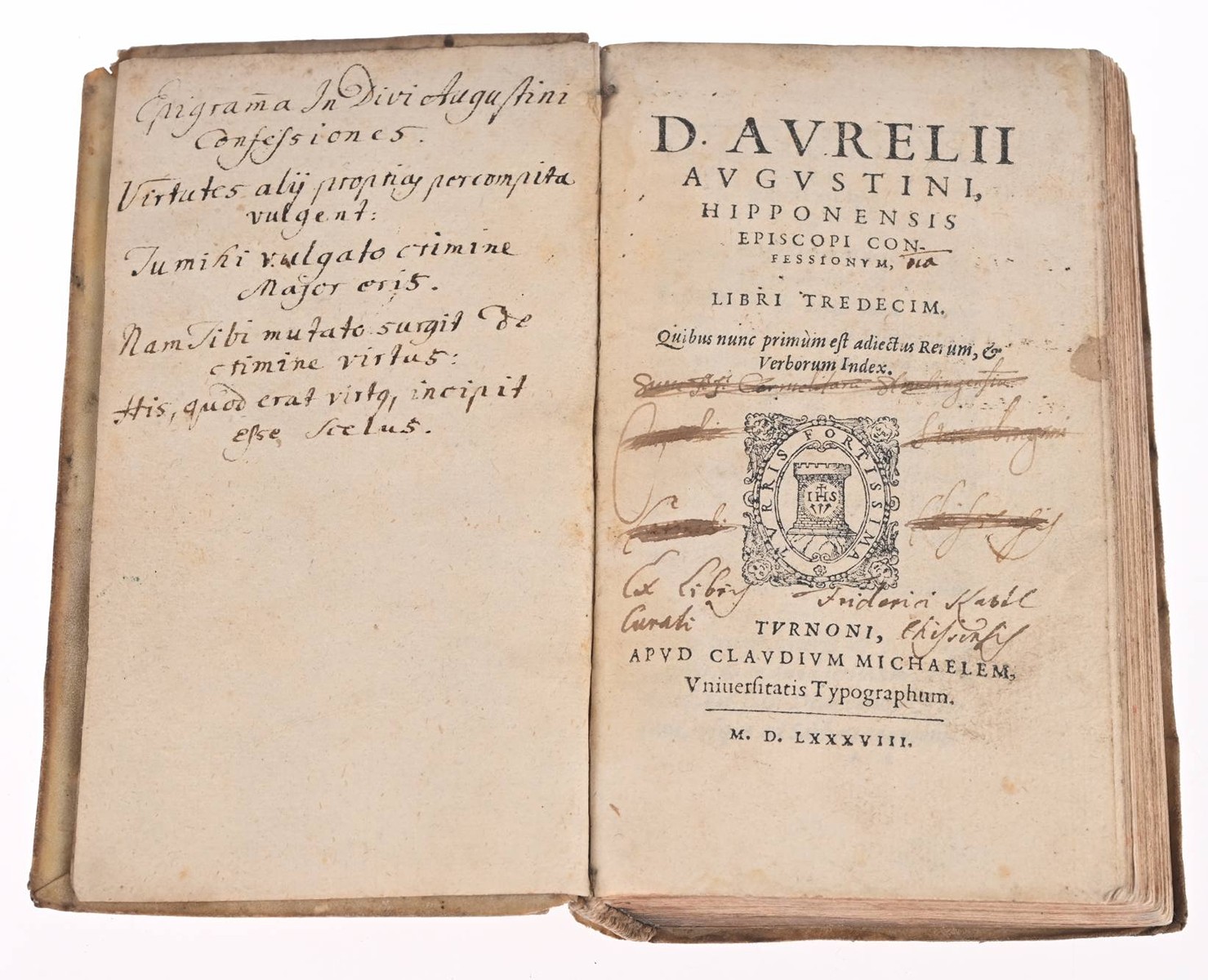 D. AVRELII AVGVSTINI, HIPPONENSIS EPISCOPI CONFESSIONVM