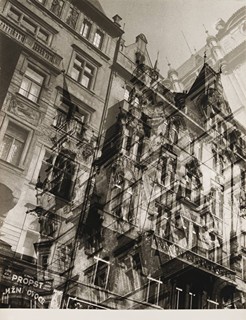 PRAGUE IN SURIMPRESSION