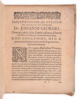 ROD. GOCLENII, MED. D. ET MATHEM. PROFESSORIS ORDIN. IN ACAD. MARPURGENSI, ACROTELEUTION ASTROLOGICUM