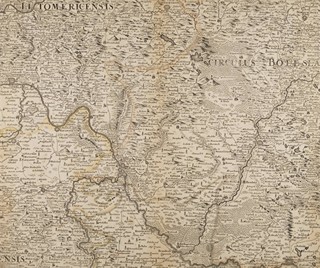 MÜLLER`S MAP OF BOHEMIA