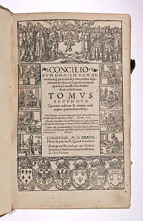 CONCILIA OMNIA, TAM GENERALIA, QUAM PARTICULARIA, AB APOSTOLORUM TEMPORIBUS (2 VOLS.) – 1ST EDITION