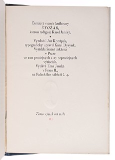10 BOOKS FROM STOŽÁR EDITION