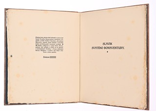 SLAVÍK SVATÉHO BONAVENTURY