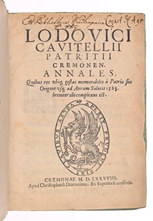 LODOVICI CAVITELLII PATRITII CREMONEN. ANNALES