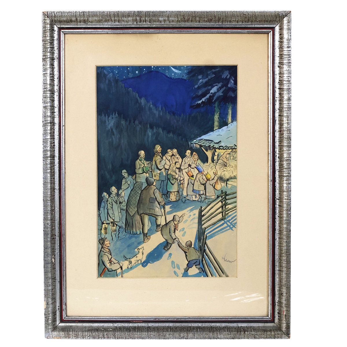 Vilém Wünsche (1900 - 1984) - Vánoční noc