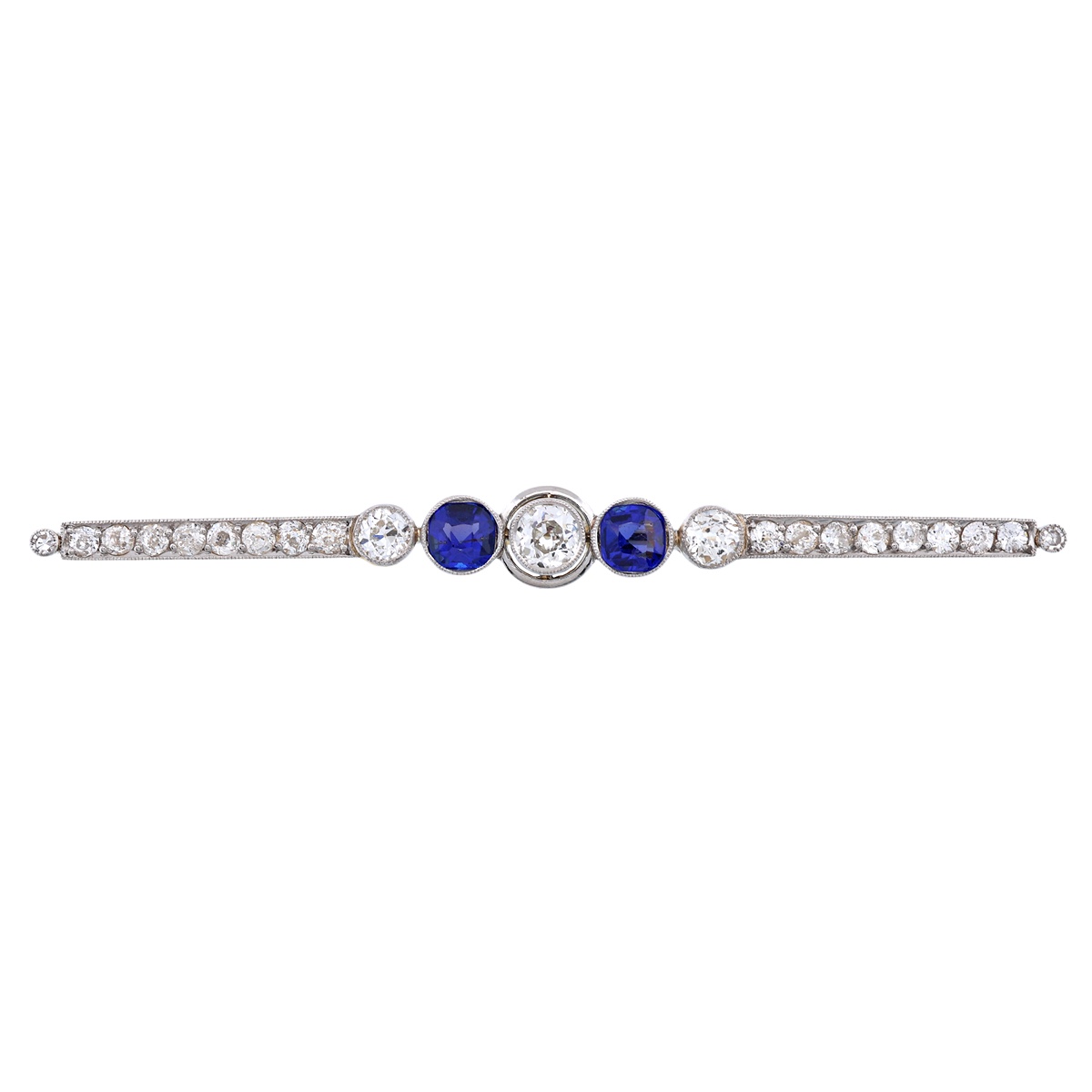 Art deco zlatá brož s brilianty 1,80 ct