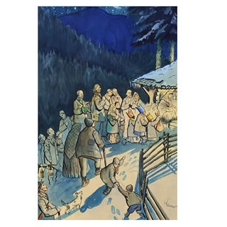 Vilém Wünsche (1900 - 1984) - Vánoční noc