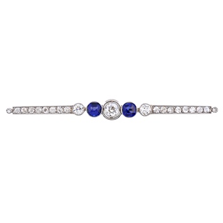 Art deco zlatá brož s brilianty 1,80 ct
