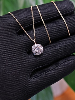 Starožitný zlatý přívěsek s brilianty 1,38 ct