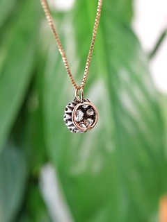 Starožitný zlatý přívěsek s brilianty 1,38 ct