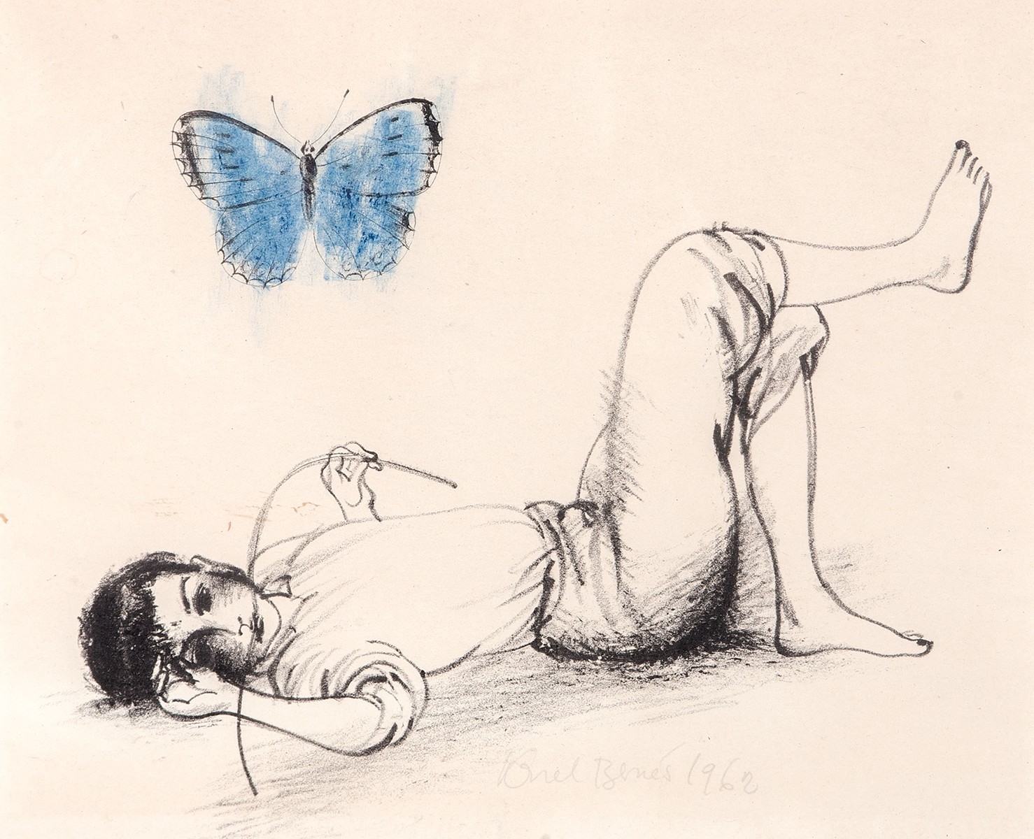 Karel Beneš (1932 - 2021) - Ležící chlapec