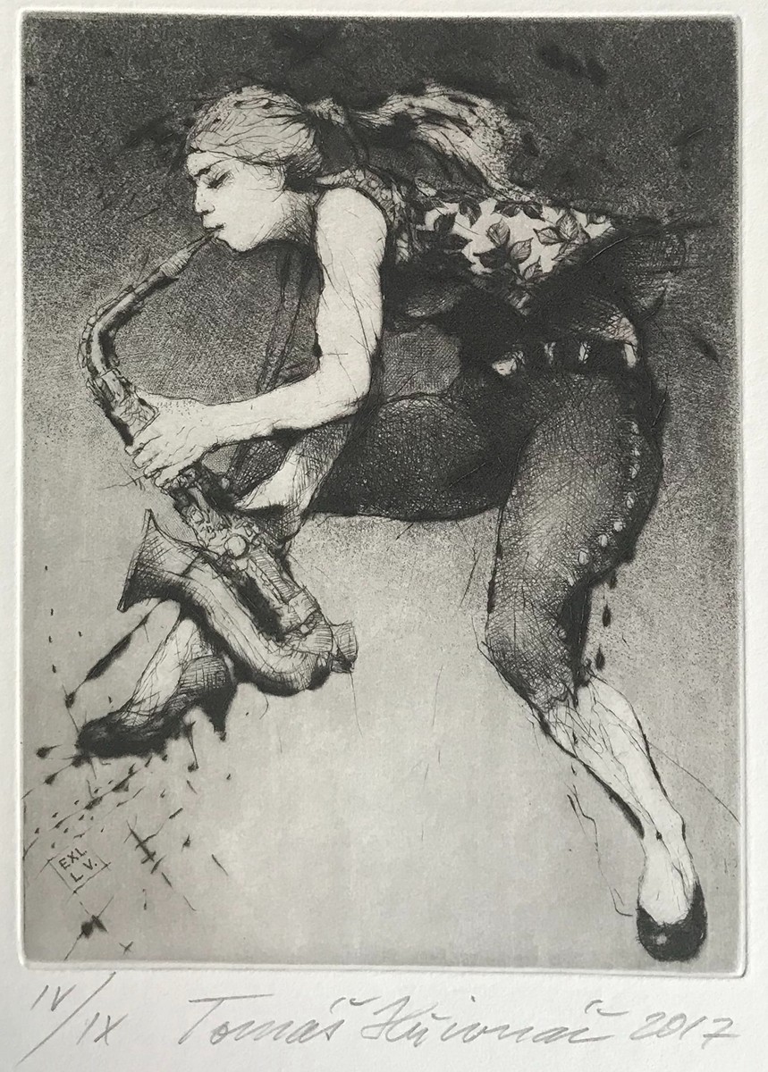 Tomáš Hřivnáč (1959) - Ex libris L. V.