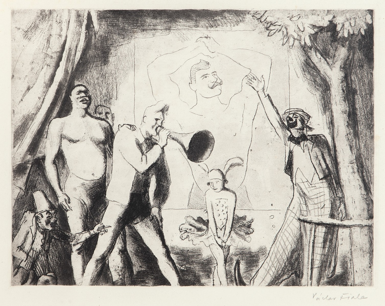 Václav Fiala (1896 - 1980) - Cirkus