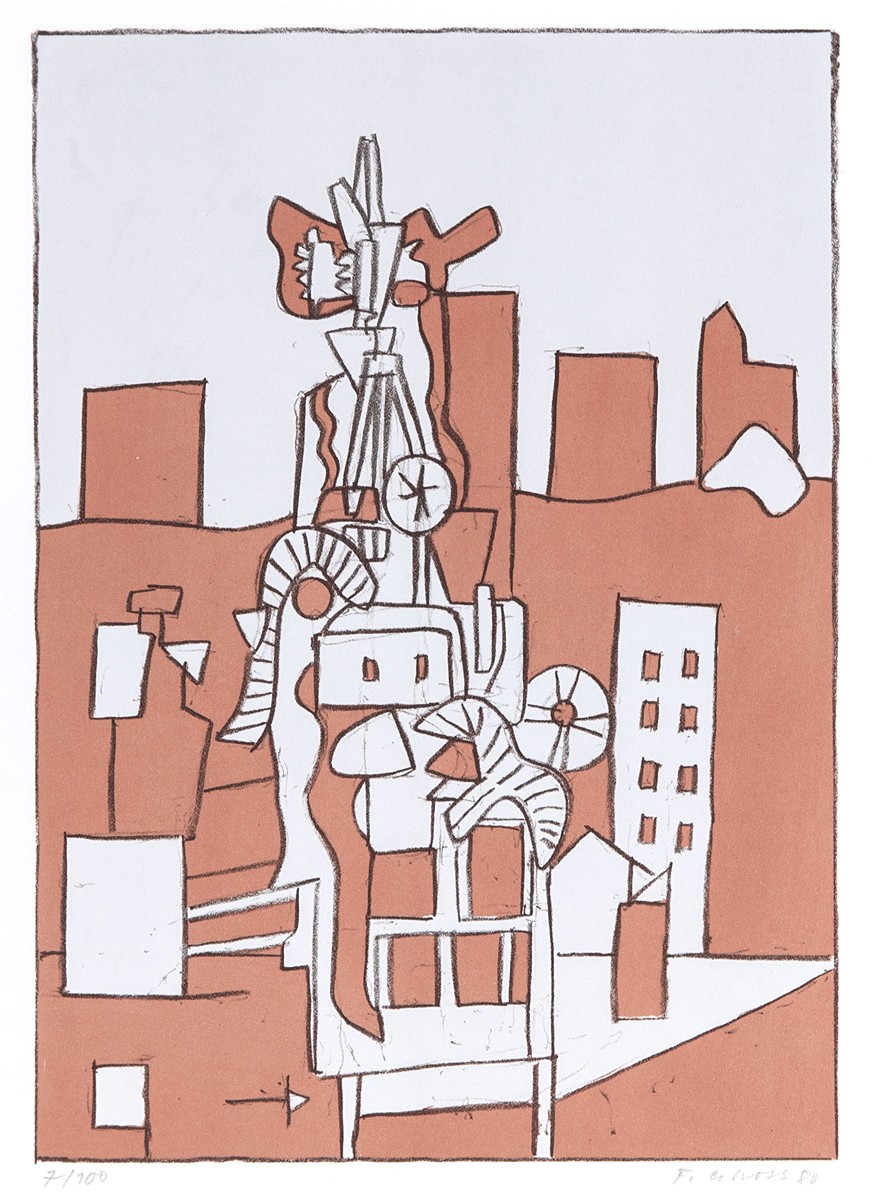 František Gross (1909 - 1985) - Strojek ve městě