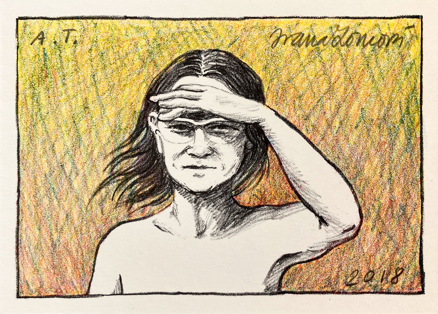 Ivana Lomová (1959) - Série 6 ks litografií Cvičení