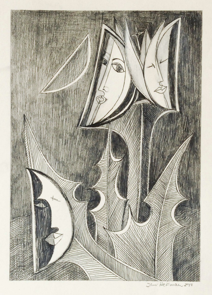 Jan Heřman (1955) - Náměsíčná krajina