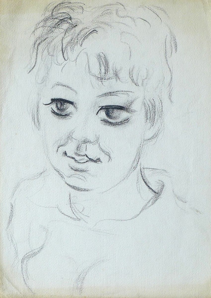Andrej Bělocvětov (1923 - 1997) - Portrét dítěte