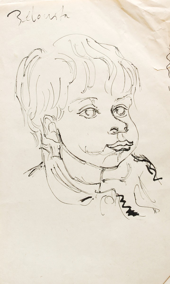 Andrej Bělocvětov (1923 - 1997) - Portrét dítěte