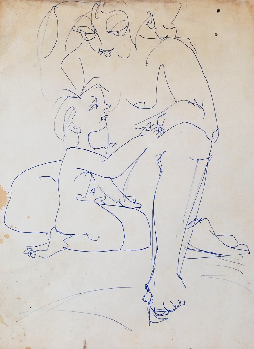 Andrej Bělocvětov (1923 - 1997) - Matka s dítětem