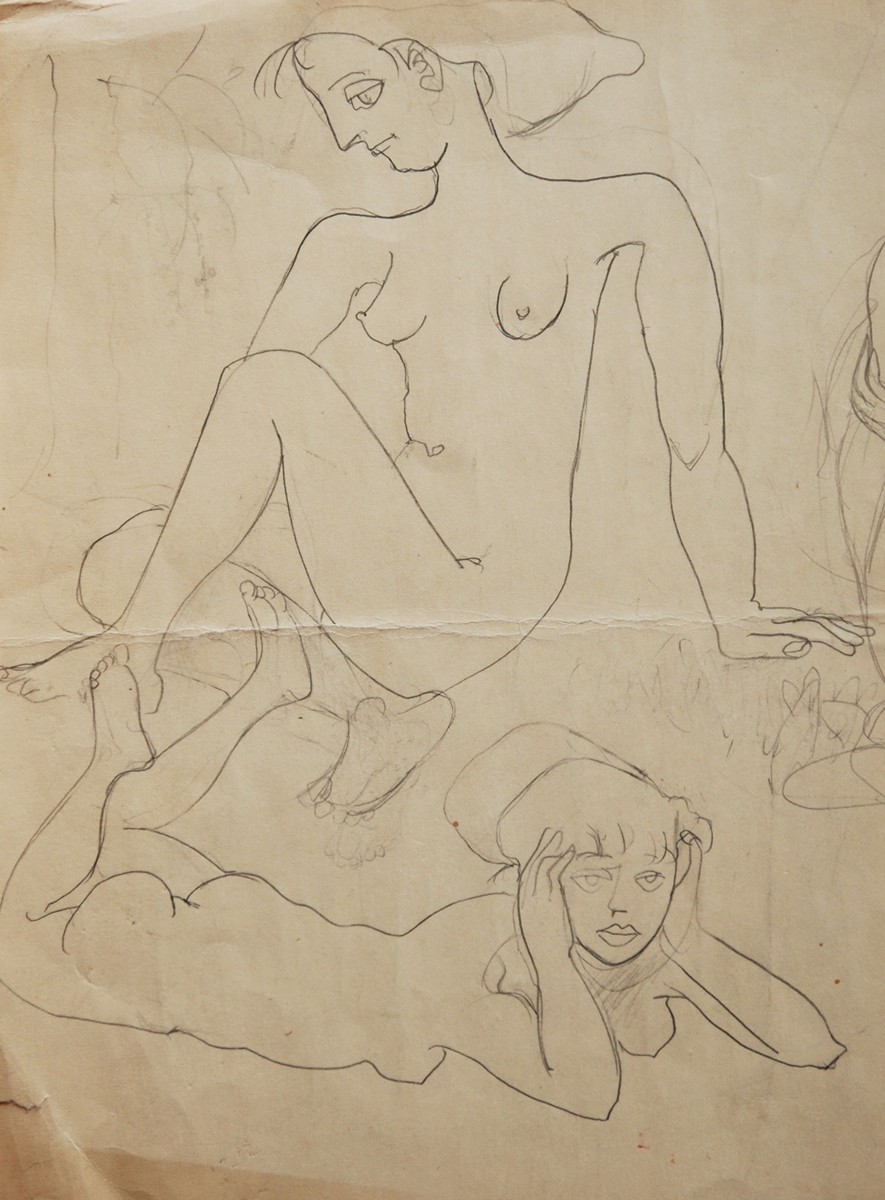 Andrej Bělocvětov (1923 - 1997) - Dva akty