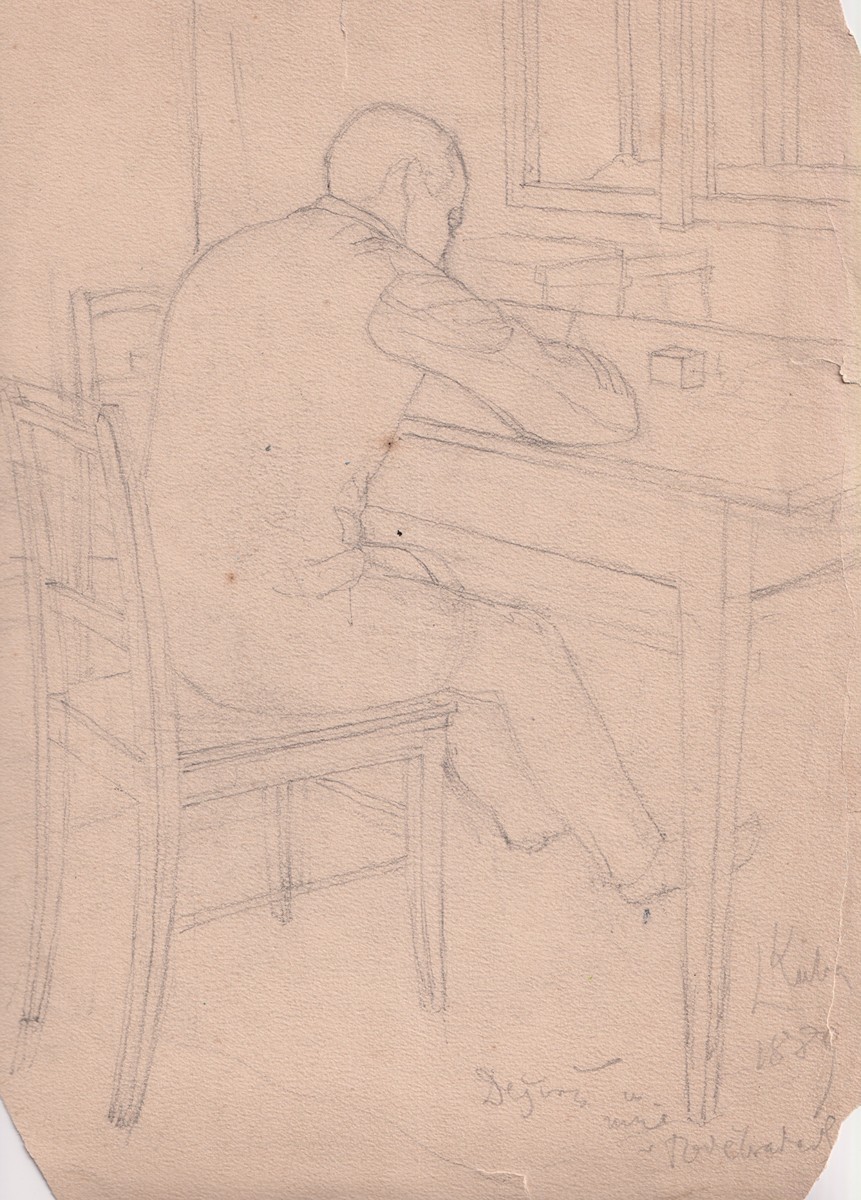 Ludvík Kuba (1863 - 1956) - U stolku