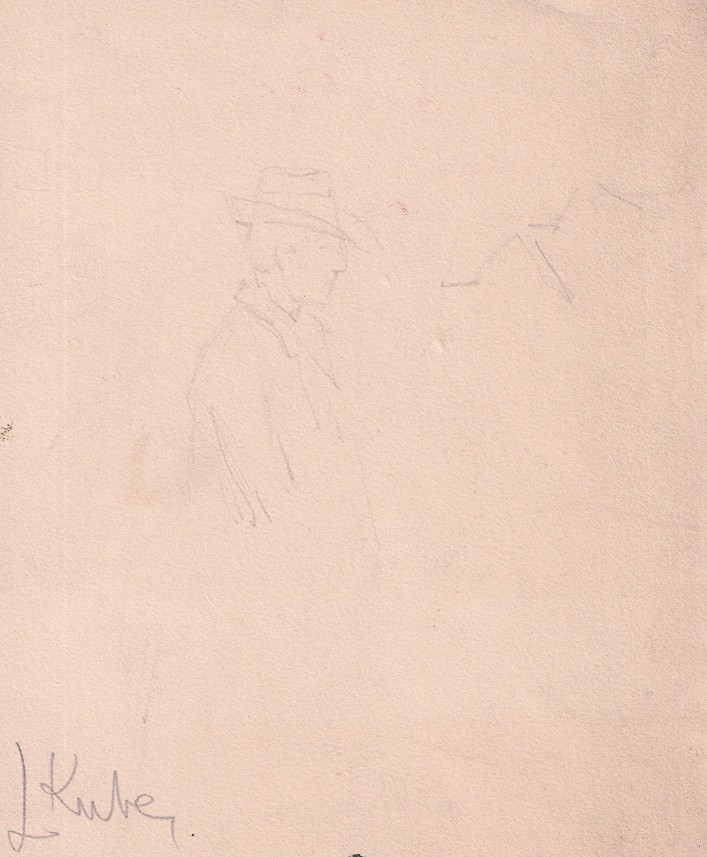 Ludvík Kuba (1863 - 1956) - Muž v klobouku