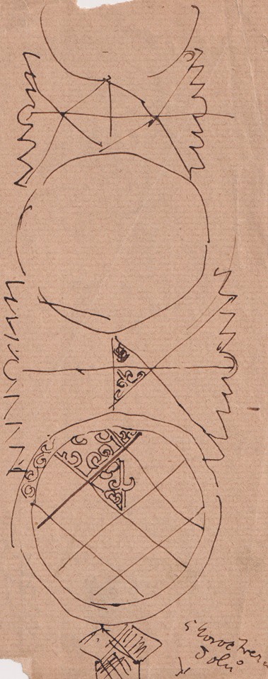 Ludvík Kuba (1863 - 1956) - Detail ozdobného sloupu
