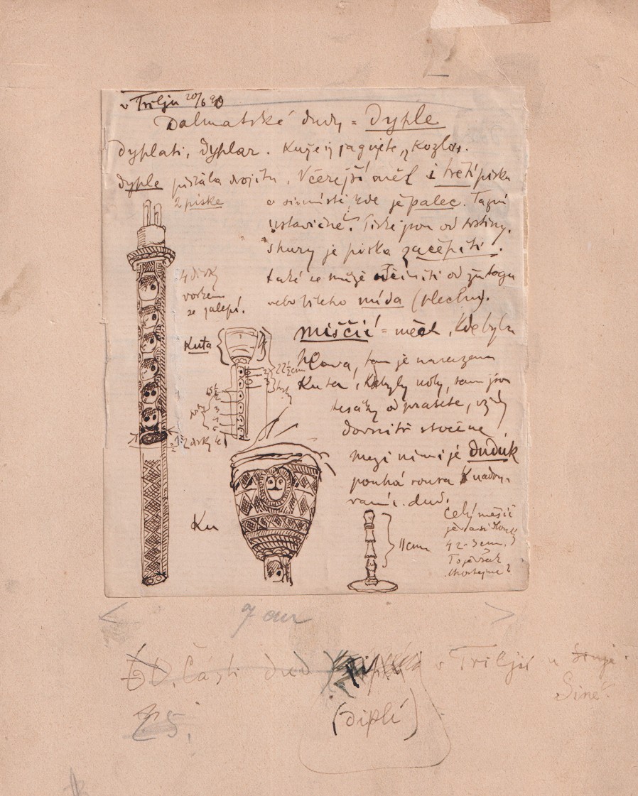Ludvík Kuba (1863 - 1956) - Část dud (diplí) z Trilje u Sině