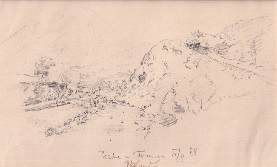 Ludvík Kuba (1863 - 1956) - Partie u Tolmina (Přímoří)