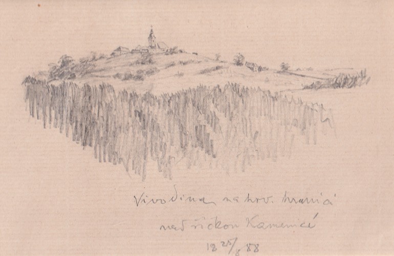 Ludvík Kuba (1863 - 1956) - Vivodina na Charvátské hranici nad říčkou Kamenice