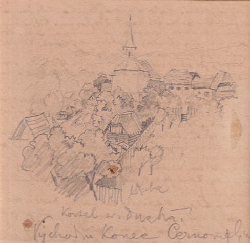 Ludvík Kuba (1863 - 1956) - Kostel sv. Ducha