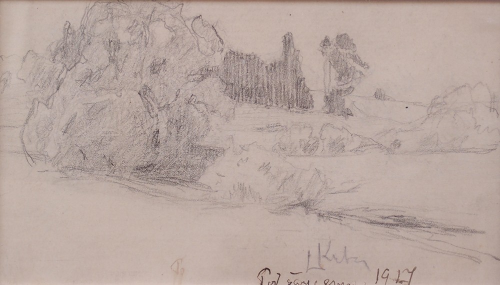 Ludvík Kuba (1863 - 1956) - Pod šancemi v Březnici