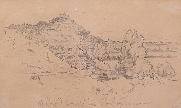 Ludvík Kuba (1863 - 1956) - Hrad Sovič nad Postojnou (Slovenia)