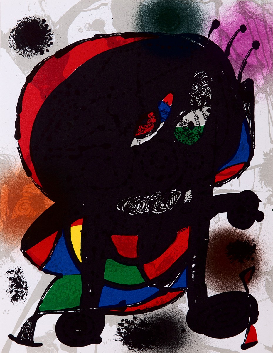 Joan Miró (1893 - 1983) - Bez názvu (z Lithographe III)