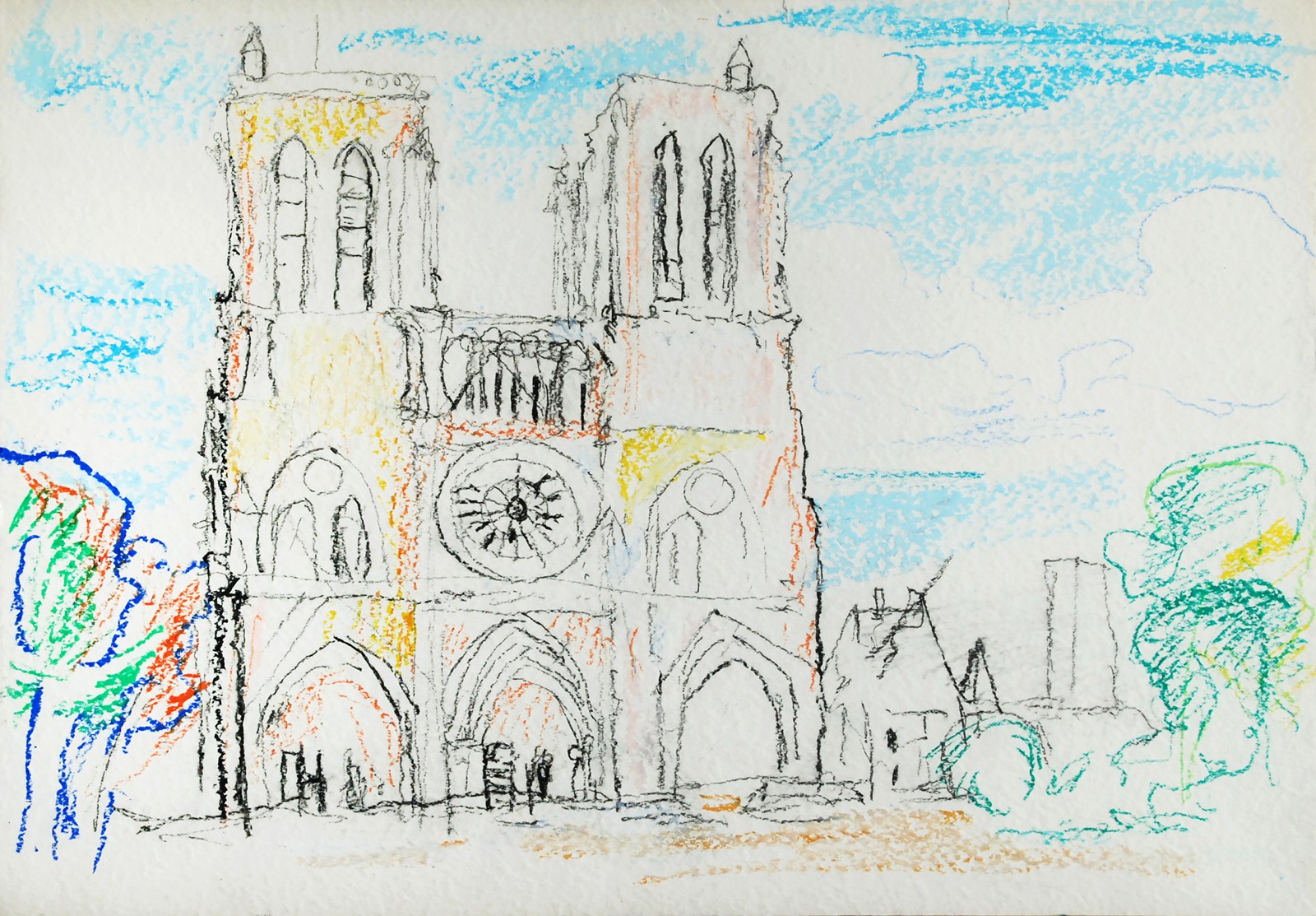 Vladimír Šolta (1924 - 1977) - Katedrála Notre-Dame
