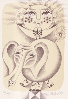 Olga Čechová (1925 - 2010) - Slon