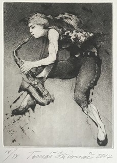 Tomáš Hřivnáč (1959) - Ex libris L. V.