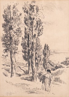 Adolf Kašpar (1877 - 1934) - Tůje