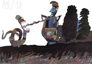 Jiří Šalamoun (1935 - 2022) - Boj s drakem