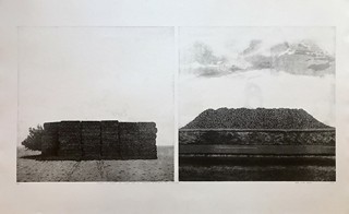 Tomáš Žemla (1984) - Testimony of Minimalism - Man touched Land I a III (diptych)